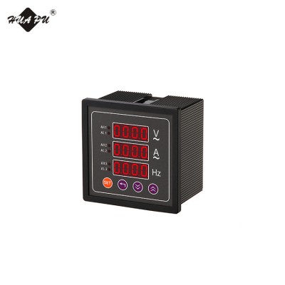 48*48mm single phase voltage/current/frequency digital combination panel meter