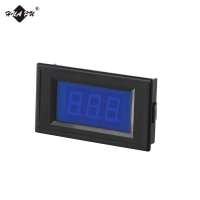 Micro AC Voltmeter Ammeter Blue LCD Digital Display Panel Meter