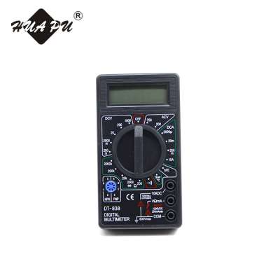 DT838 hight quality wholesale ac dc lcd display manual multimeter digital multimetro