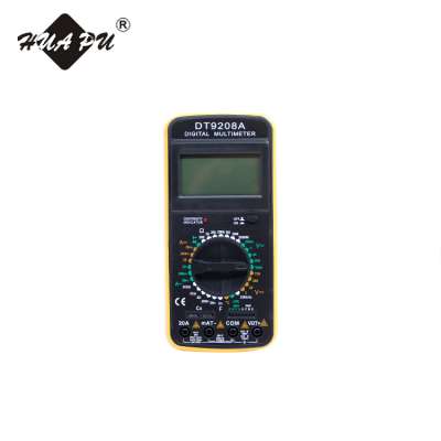 DT9208A hight quality wholesale ac dc lcd display manual multimeter digital multimetro