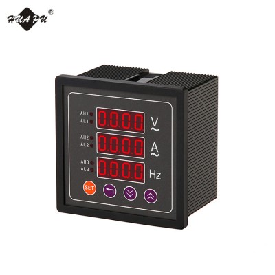 96*96mm single phase LED multifunction digital panel