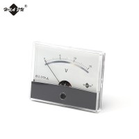 Rectangle shape DC current ammeter pointer type analog panel meter bp-670 with moving coil structure