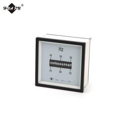 96*96mm square dc current analog panel hz meter