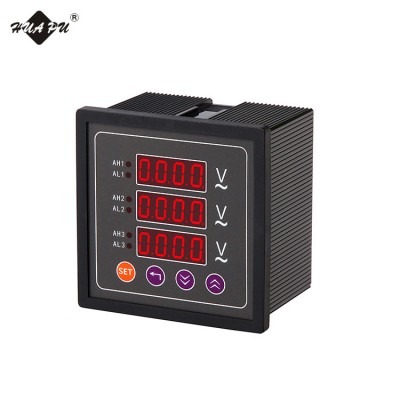 High Quality Three-Phase AC 0~600V Voltmeter Digital With RS485