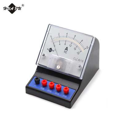 pointer type education panel current meter moving coil student ammeter for school