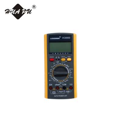 VC890D LCD Digital Multimeter Pocket manual  DC AC vol amp Capacitance Diode Triode Meter Tester