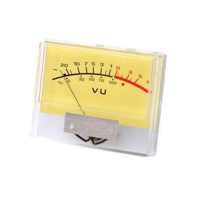 Analog VU Panel Meter Audio